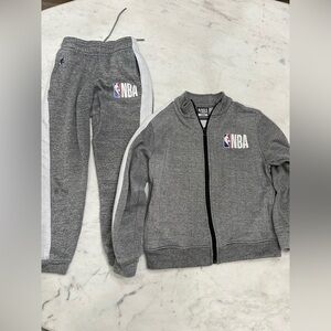 NBA Kids Gray Sweatpants & Jacket Set